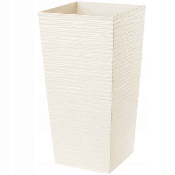 Moderní květináč Stylový Vzor 25CM Krémová