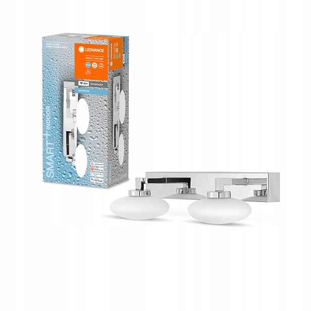 stropní svítidlo Led koupelnové svítidlo 12W 800lm Cct Stříbrná Smart+ WiFi