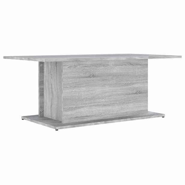 vidaXL Konferenční stolek šedý sonoma 102x55,5x40 cm kompozitní dřevo