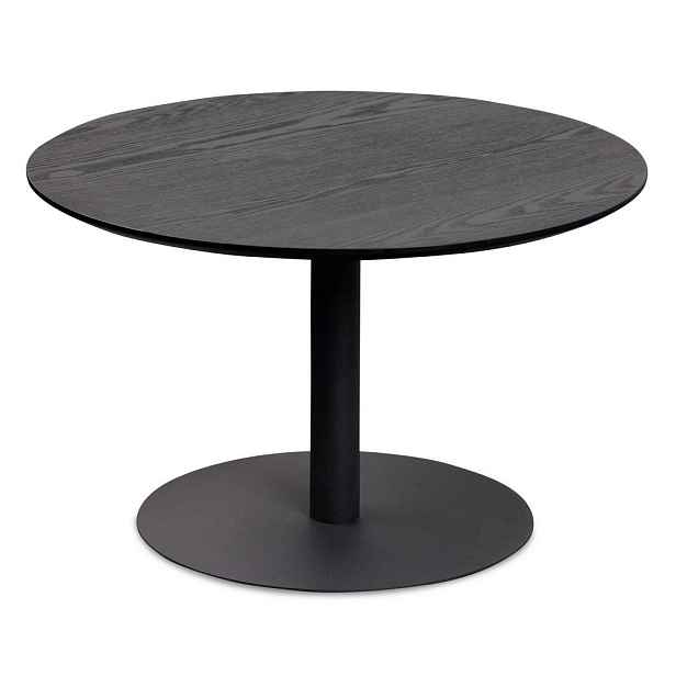 Xora KONFERENČNÍ STOLEK, černá, kov, kompozitní dřevo, 60/60/37 cm