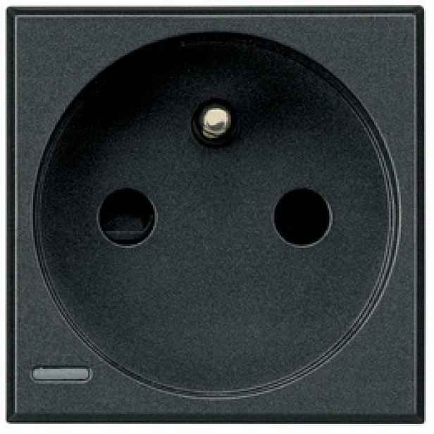 Axolute Zásuvka 2P Z 16A Antracit Bticino HS4142