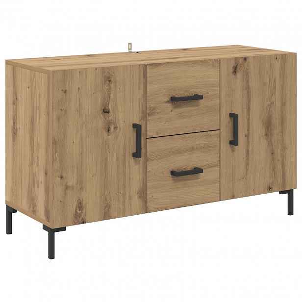 vidaXL Servírovací skříň Artisanový dub 100 x 36 x 60 cm