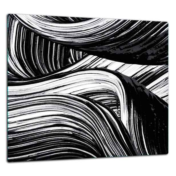 Skleněná Ochranná Deska Panel Lepidlo 65x60 Vzor