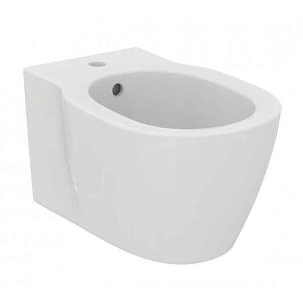 Ideal Standard Connect - Závěsný bidet, s přepadem, otvor pro baterii, bílá E290701