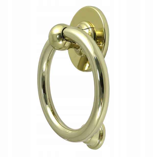 Kolátka kulatá těžká zlatá Bull Ring 165x110 mm
