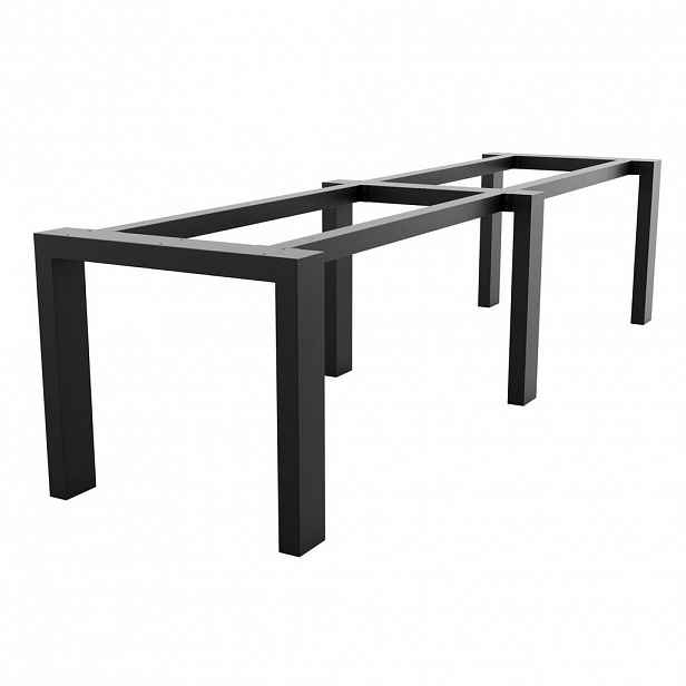Metalo Pro KOVOVÉ NOHY KE STOLU Etamin Extreme Long černá 300/80/72 cm
