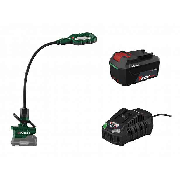 Parkside® Aku LED lupa Plsla 20-Li A1, 4 Ah