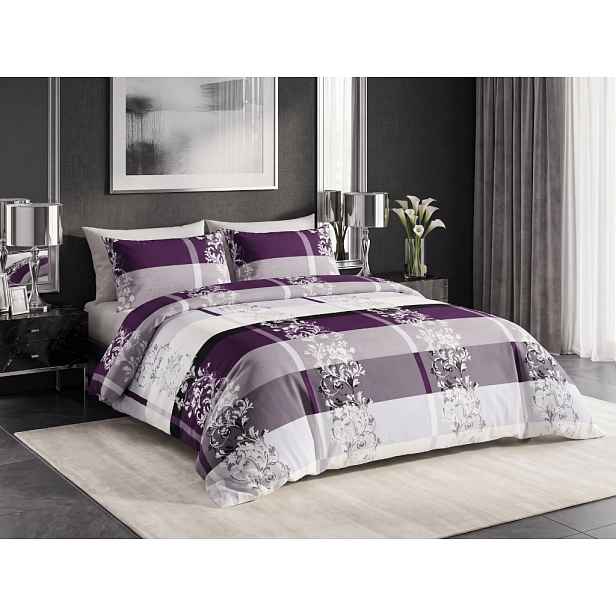 Polybavlněné povlečení LUXURY fialové Rozměr povlečení: 70 x 90 cm | 140 x 220 cm