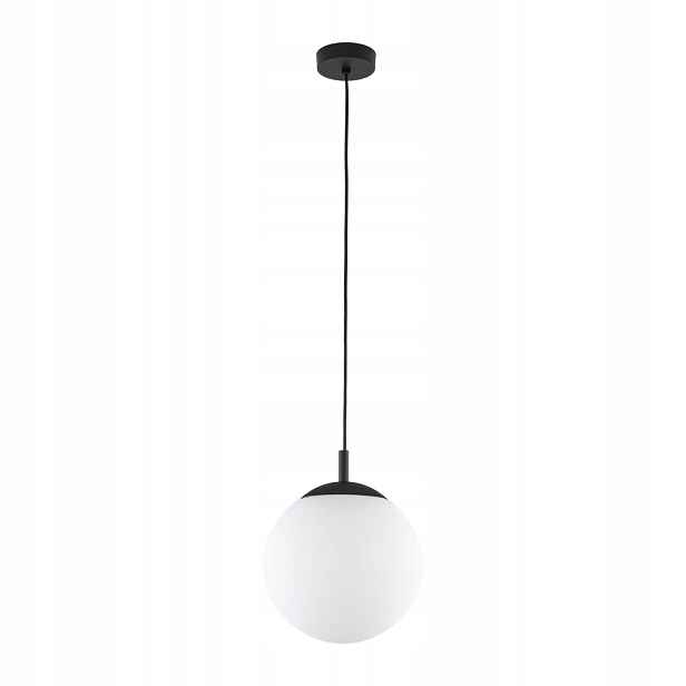 Závěsná lampa Esme bílá Tk Lighting 5670 E27 skleněná lampa 30 cm obývací pokoj