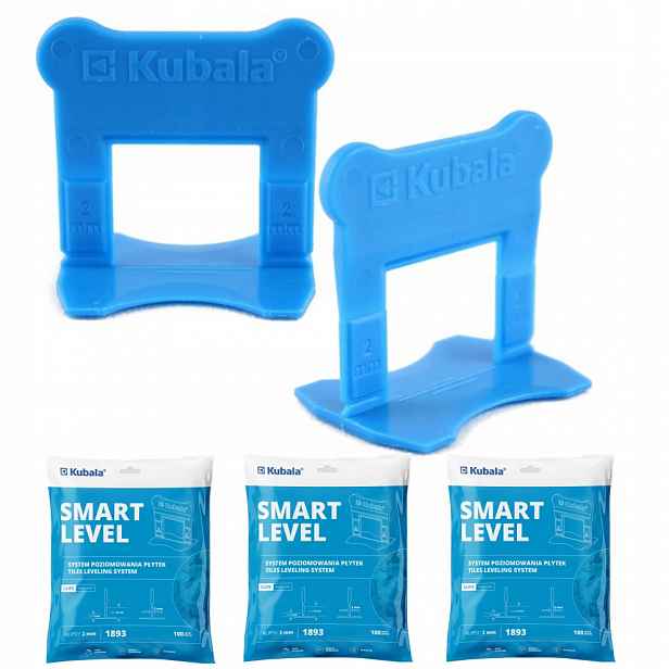 Kubala Smart Level Klipsy Pro Vyrovnávání Dlaždic 2MM Sada 300 Kusů