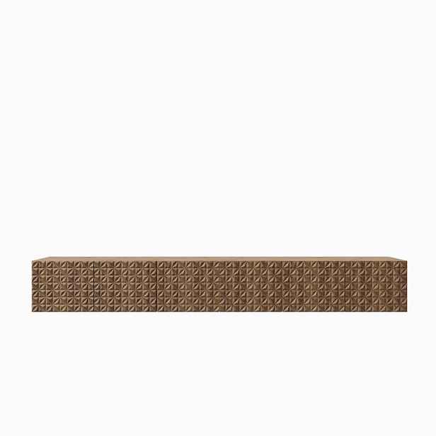 MASSENO ZÁVĚSNÝ TV STOLEK ROVA, 300/41/40 cm, dub Artisan /, dekor dub