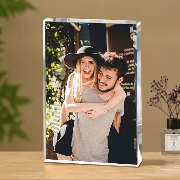 TEMU Personalizovaná akrylová fotodekorace – Vlastní 2D nástěnné umění na Valentýna, výročí, narozeniny, svatby a housewarming dárky – Bez potřeby