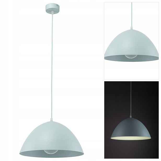 Závěsná lampa Faro Mint zelená barva, ažurový lesk v kuchyni Tk Lighting