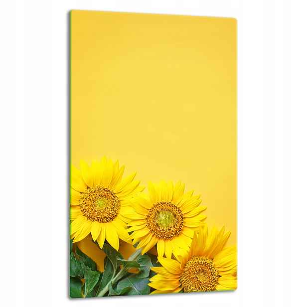 7v1 Skleněná Deska Panel Deska 30x52 Květiny