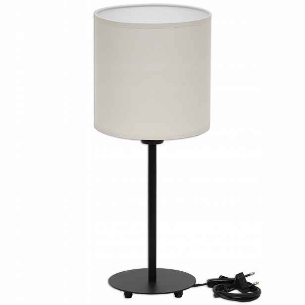 Kovová lampa Magni Led Lampa s stínítkem Noční stojící Klosz Šedá 20 cm