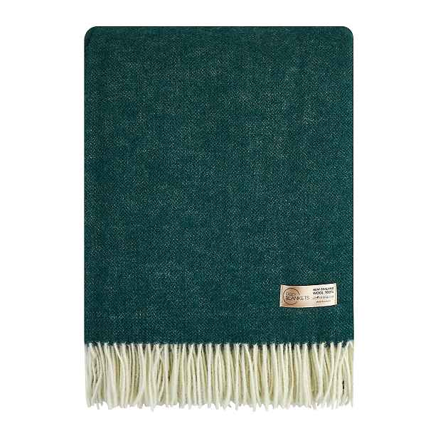 Vlněná Deka teplá měkká 100% vlna pléd deky 190x220 Cozy Blankets
