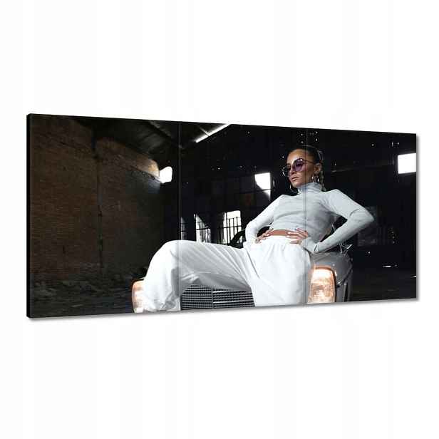 Obrazy 180x90 Bílá klasika Mercedes 200