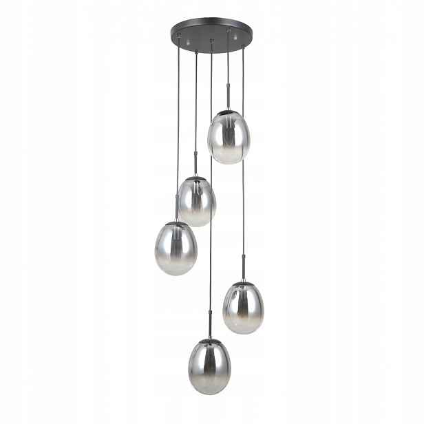 Meolo PND-40825-5-BK Moderní závěsná lampa