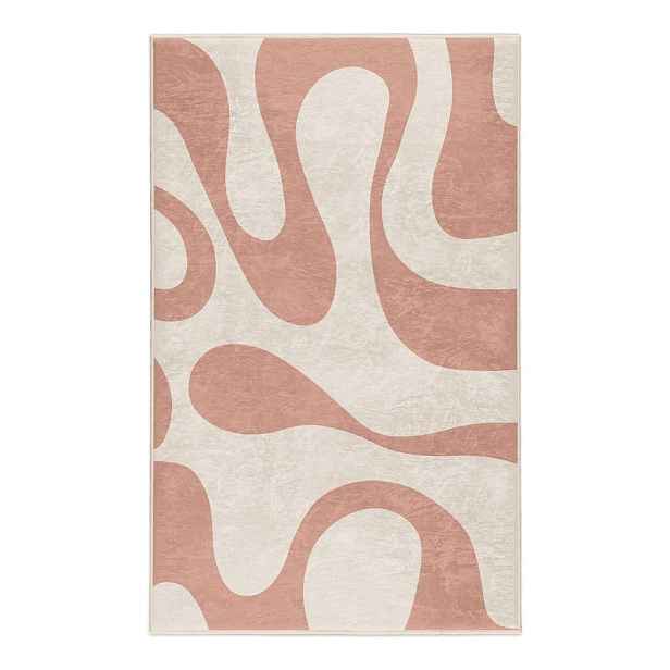 Růžový pratelný koberec 120x180 cm Strawberry Latte – Mila Home