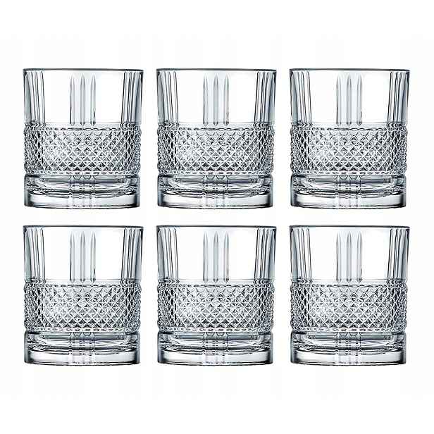 Sada sklenic na whisky 340 ml 6 Ks Brillante Rcr
