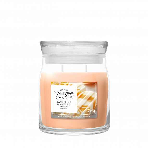 Střední vonná svíčka Yankee Candle Tangerine & Vanilla