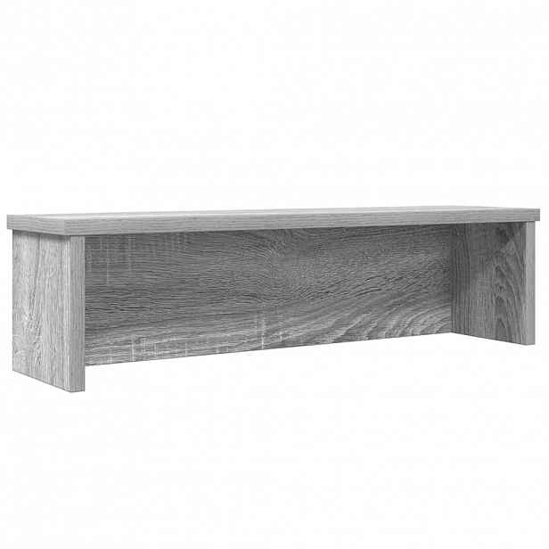 vidaXL Kuchyňský regál stohovatelný šedý sonoma 60x15x16 cm kompozit