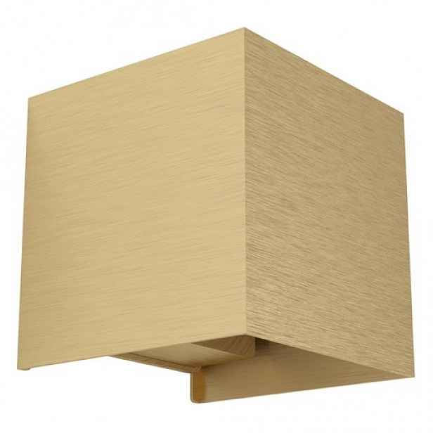 Eglo VALMONTONE nástěnná lampa kartáčovaná mosaz hliník 901091