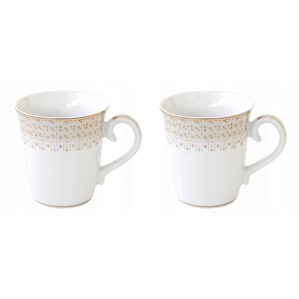 Hrnek porcelánové hrnky 275 ml kpl teplé barvy hnědé minimalismus podzimní