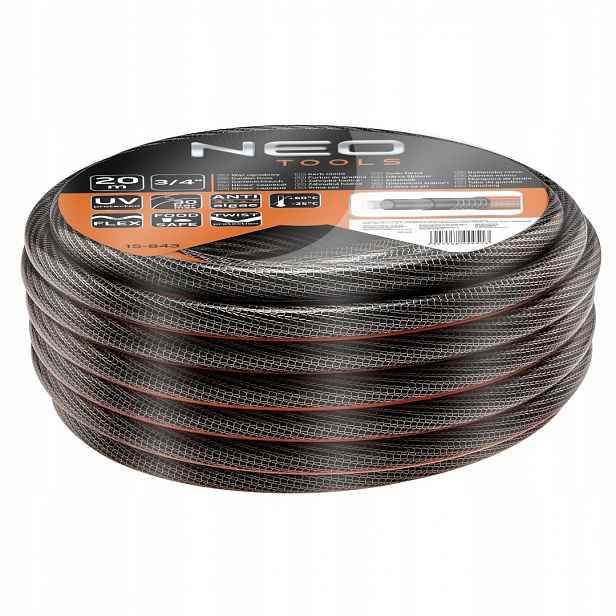 Neo Zahradní Hadice 6-VRSTVÁ 30BAR 3/4'' 20 M