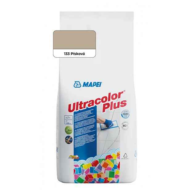 Spárovací hmota Mapei Ultracolor Plus 2 kg 133 písková