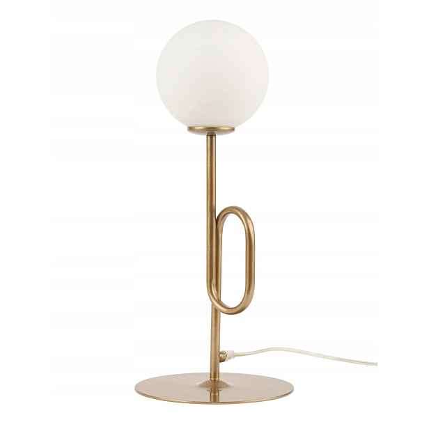 Sigma Lighting Stolní lampa Tes zlatá minimalistická 1xG9 12W