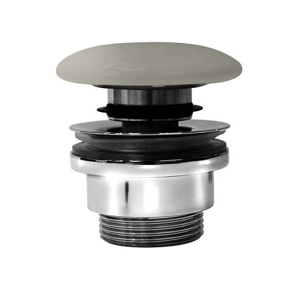 GSI umyvadlová výpust 5/4“, click-clack, keramická zátka, 5-65mm, creta mat
