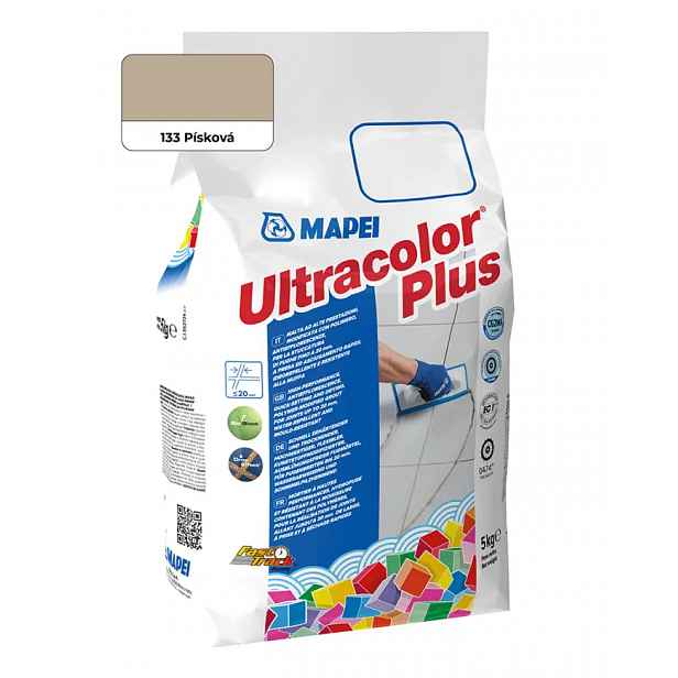 Spárovací hmota Mapei Ultracolor Plus 5 kg 133 písková