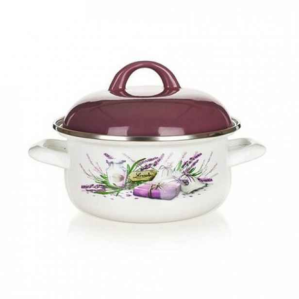 BANQUET 18 cm smaltovaný kastrol LAVENDER