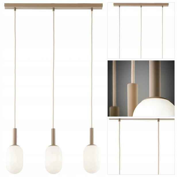 Závěsná béžová lampa Pluum moderní nad jídelní stůl Sigma Lighting