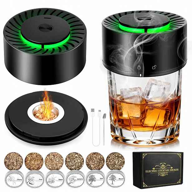 Sada Na Uzení Whisky Elektrický Smoker Dřevo Sada