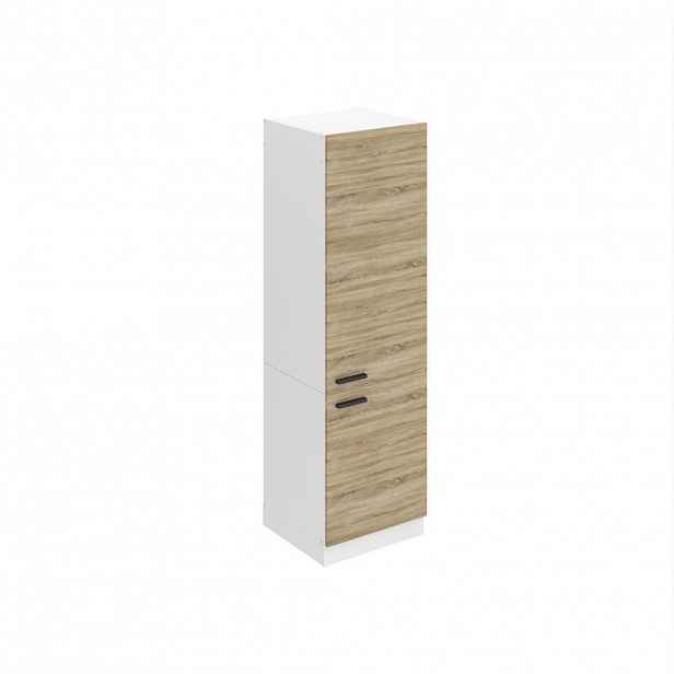 B BELINI GROUP VYSOKÁ SKŘÍŇKA kuchyně SSL 60x204 cm, s 2 dvířky, Dub Sonoma