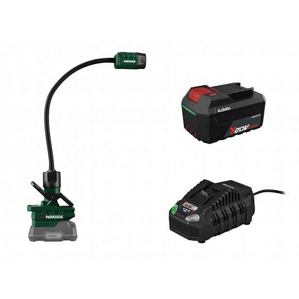 Parkside® Aku bodové LED světlo Plssa 20-Li A1, 4 Ah