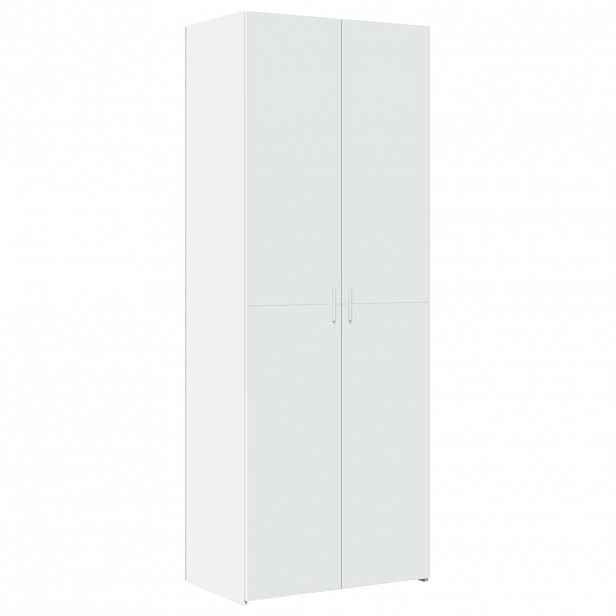 vidaXL Skříň highboard bílá 70 x 42,5 x 185 cm kompozitní dřevo