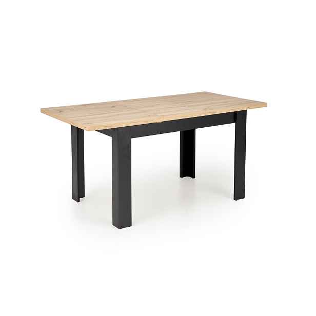 HALMAR Jídelní rozkládací stůl Bagio 120/160 cm dub artisan/černý