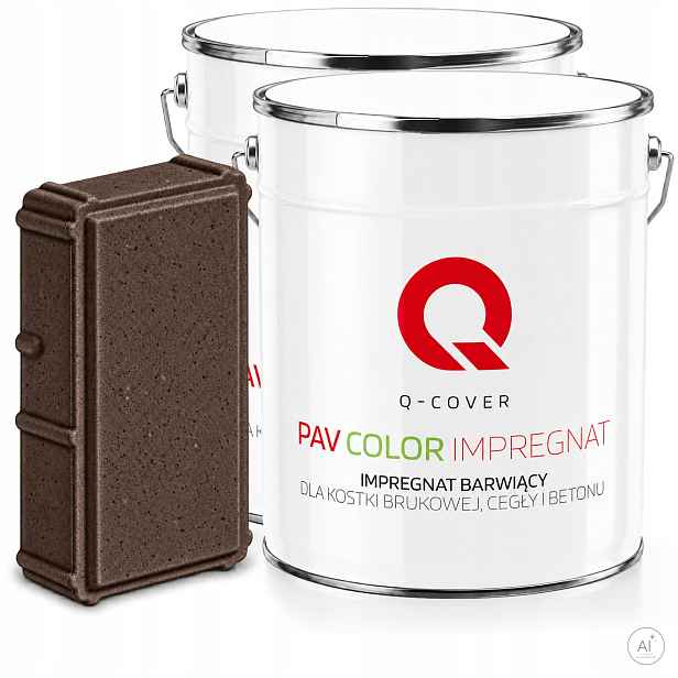 Impregnát Barvící kostka Bruk Mokrý Kámen 5L Barva Čokoládově hnědá