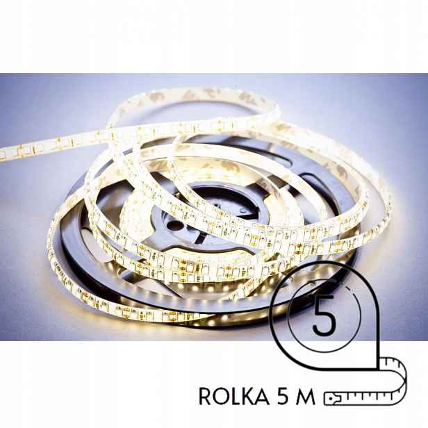Led páska voděodolná 120x2835SMD 12W/m IP65 Ww Greenie Role 5 m
