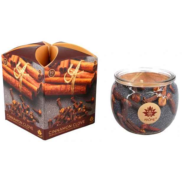 Vonná svíčka Cinnamon Clove, 12 ks, doba hoření 22 h