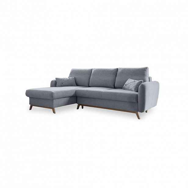 MID.YOU ROHOVÁ SEDAČKA, textil, světle šedá