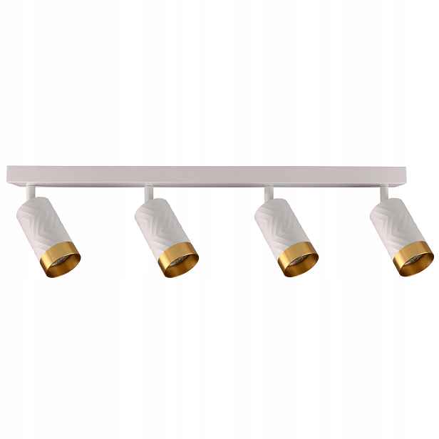 Nástěnná a stropní lampa Arras 4 bílo-zlatá GU10