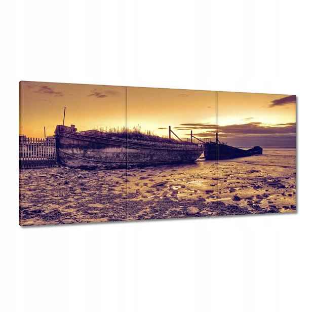 Obrazy 120x60 Staré rybářské lodě