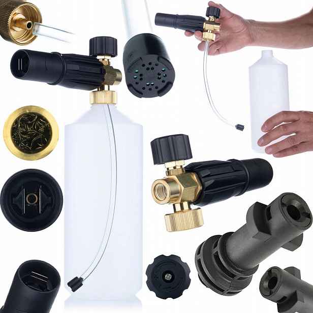 Pěnovačka 1 L Na Pěnu Tlakové Myčky Karcher K Adaptér K2-K7 G1/4“M