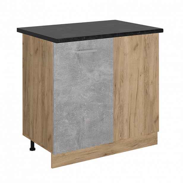 Vicco ROHOVÁ SKŘÍŇKA R-Line Beton 86 cm , PD Antracit