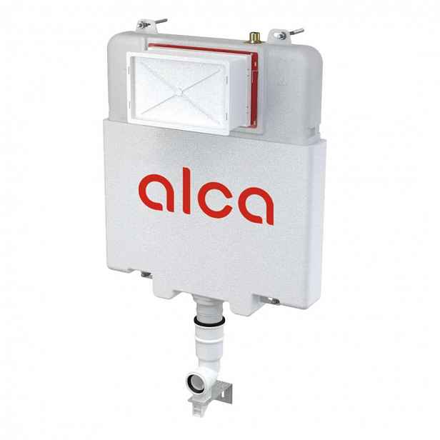 Alca - Předstěnová instalace Basicmodul Slim pro stojící WC, pro zazdívání, stavební výška 1,07 m AM1112