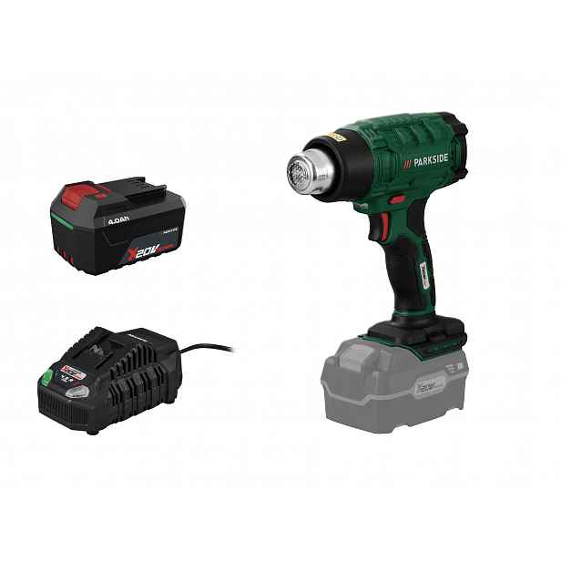 Parkside® Aku horkovzdušná pistole Phlga 20-Li C2, 4 Ah